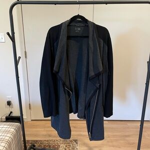 Calvin Klein Performance Black and Gray Cardigan